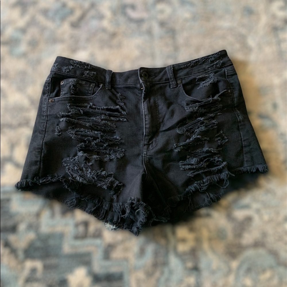 AE vintage hi-rise festival shorts stretch size 14
